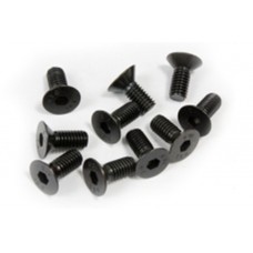 Chassis Screws M6x14 Countersunk - 10Pcs - BLACK| Rovan Sports